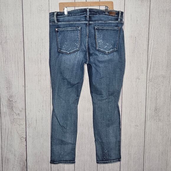 Judy Blue Boyfriend Fit Distressed Medium Wash Blue Jeans, sz 18W - Picture 3 of 8